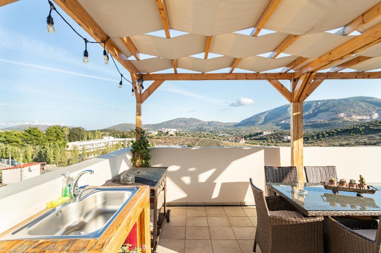 Milo Luxury House -Free Airport Pick Up-10Min Drive Villa Markópoulon Dış mekan fotoğraf
