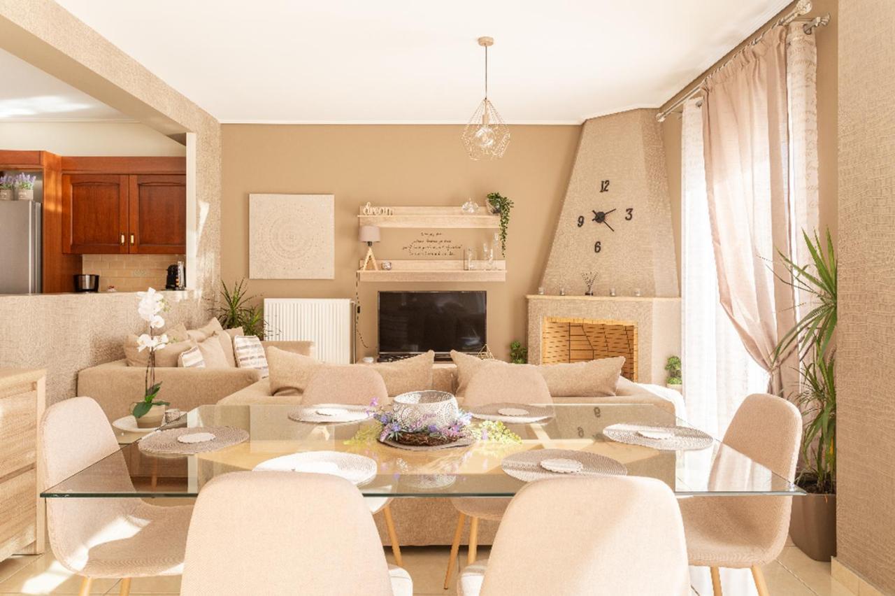 Milo Luxury House -Free Airport Pick Up-10Min Drive Villa Markópoulon Dış mekan fotoğraf